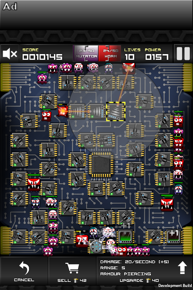 Screenshot Cyberspace Defender Screenshot Cyberspace Defender